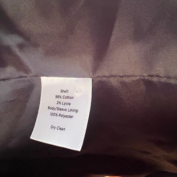 Talbots Women's Petite Black Velvet Lined Pockets Blazer Jacket Size 2P‎ - Picture 8 of 12